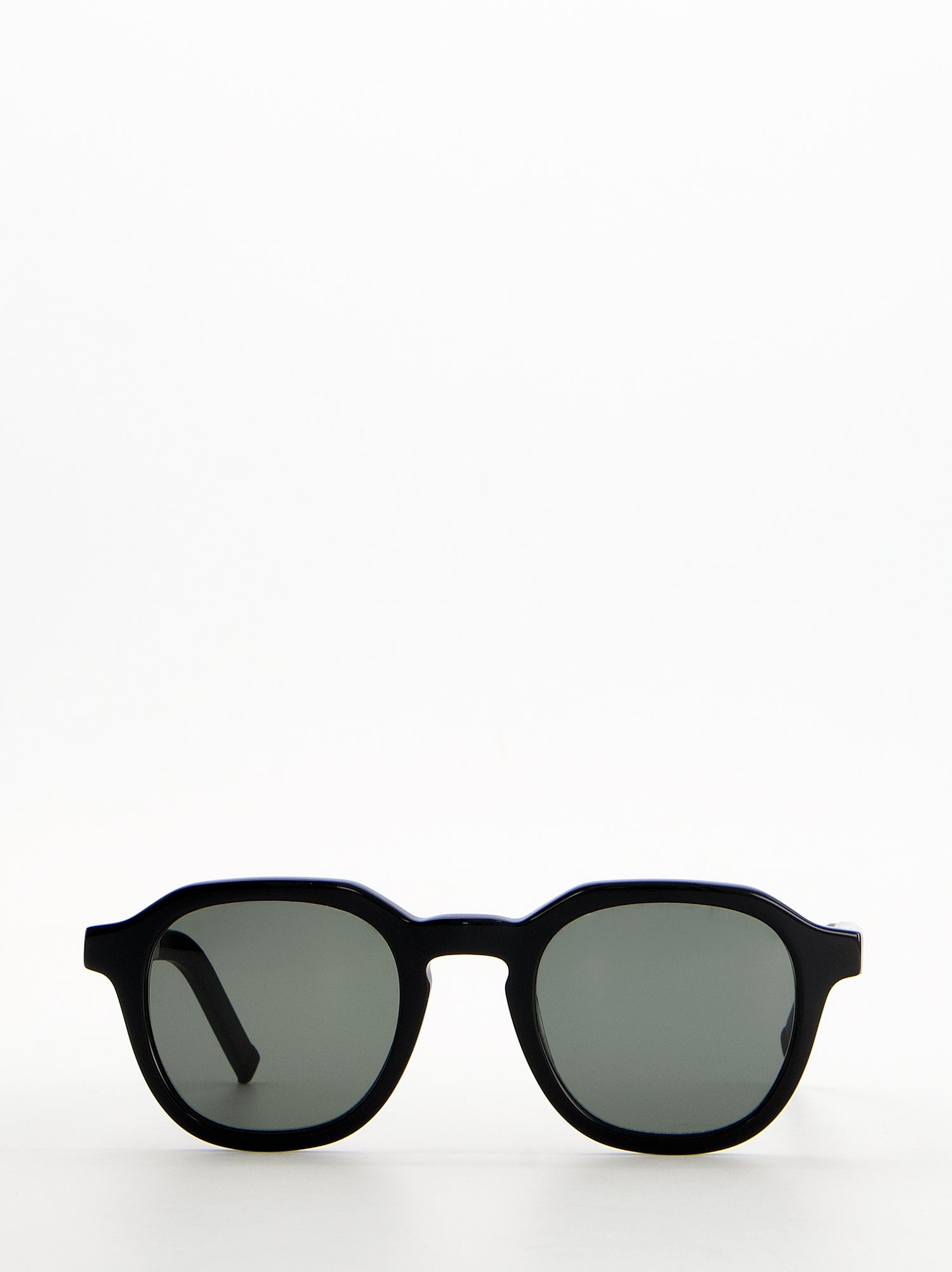 Gafas de sol redondeadas con lente verde - Bowie