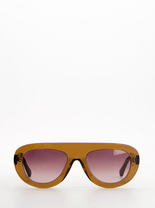 Gafas de sol ámbar con lente rosa degradada - Brera