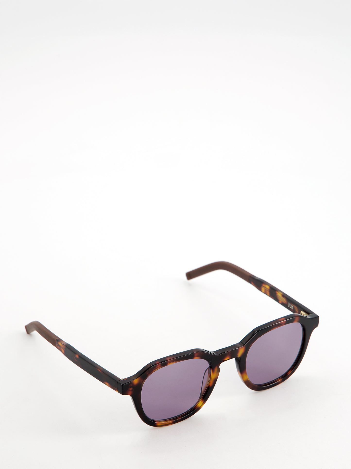 Gafas de sol carey redondas con lente lila - Bowie
