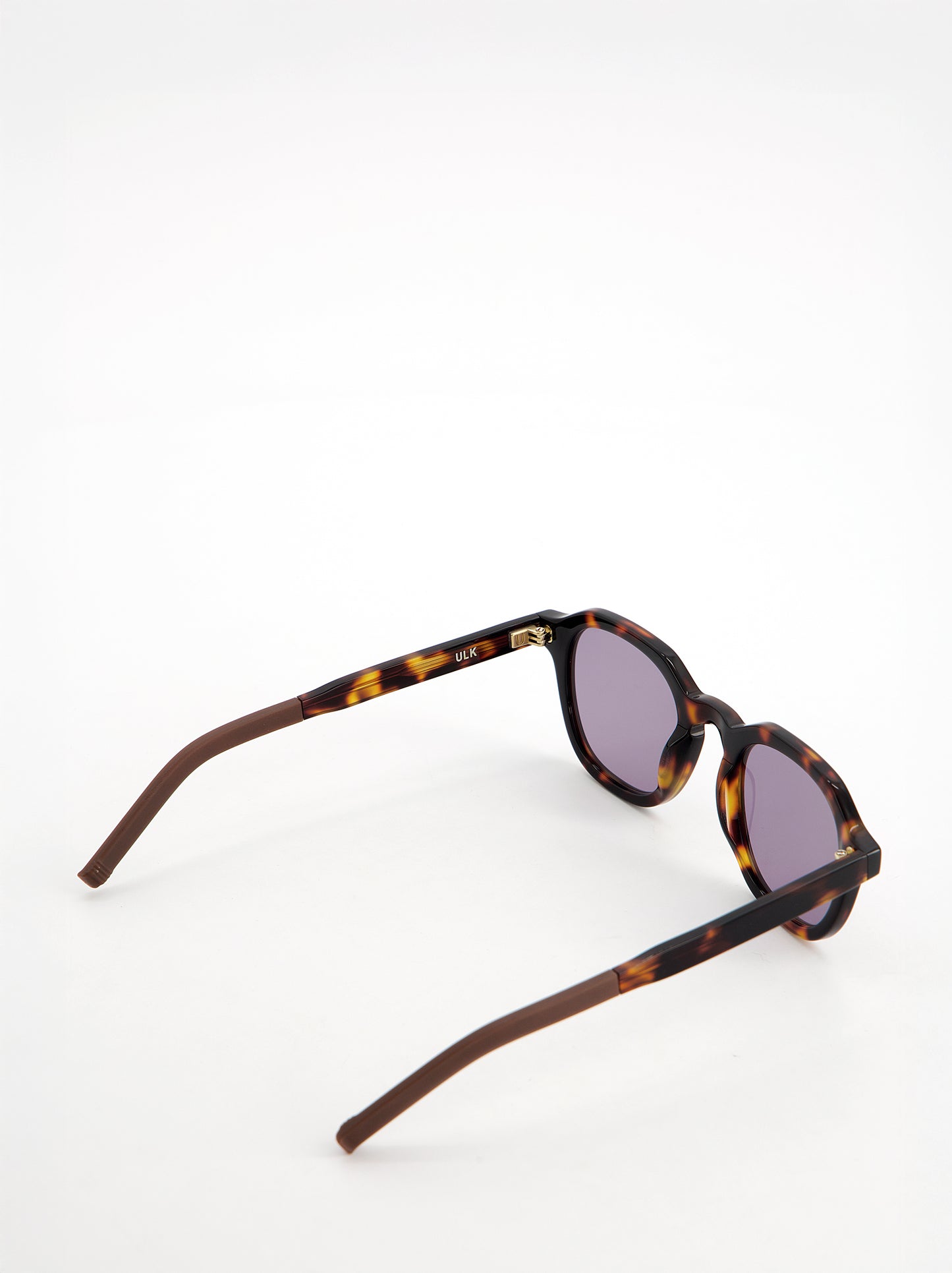 Gafas de sol carey redondas con lente lila - Bowie