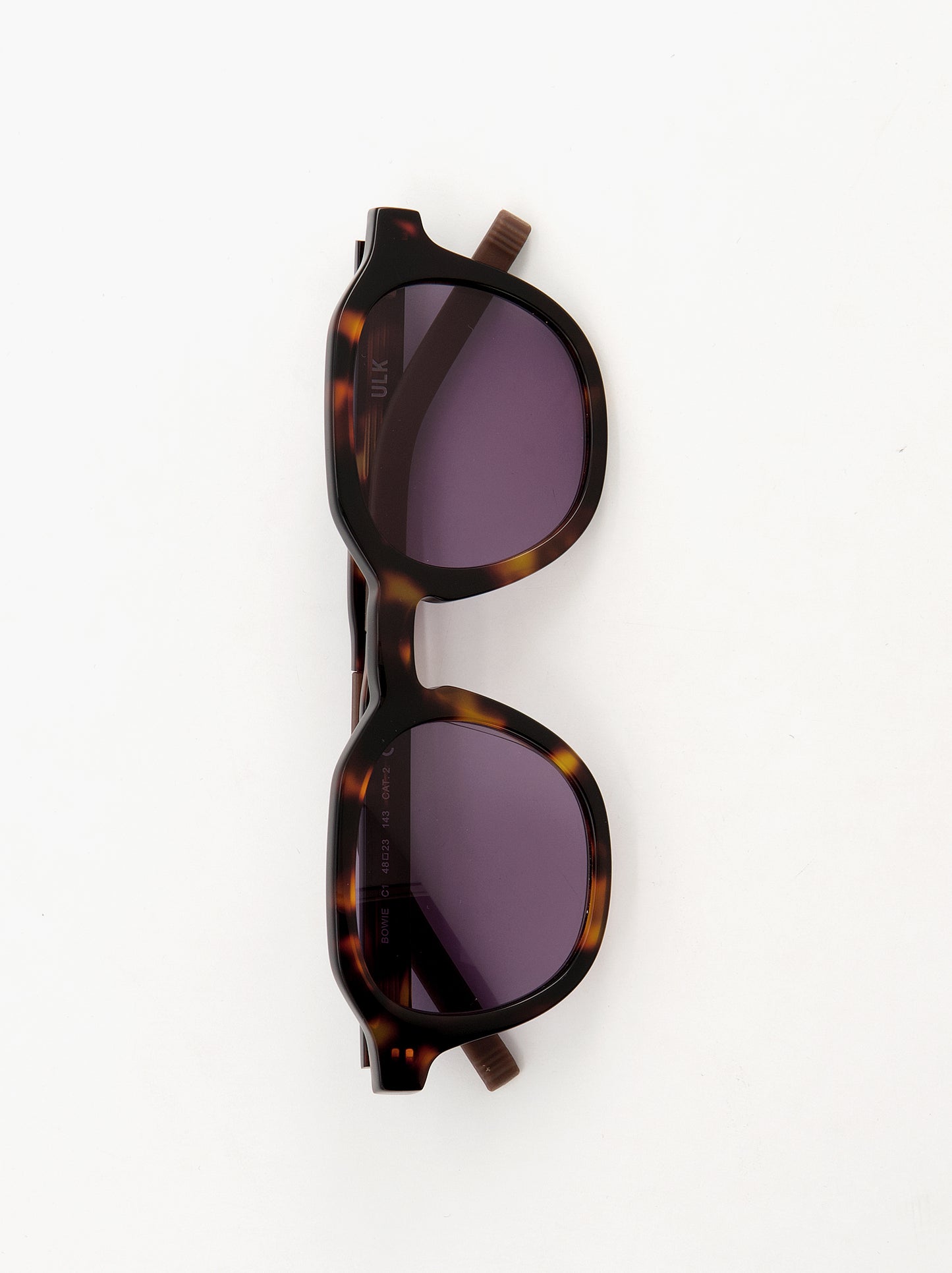Gafas de sol carey redondas con lente lila - Bowie