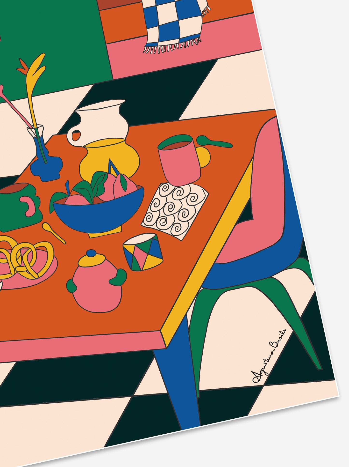Breakfast Poster - Agustina Basile x ULK Workshop