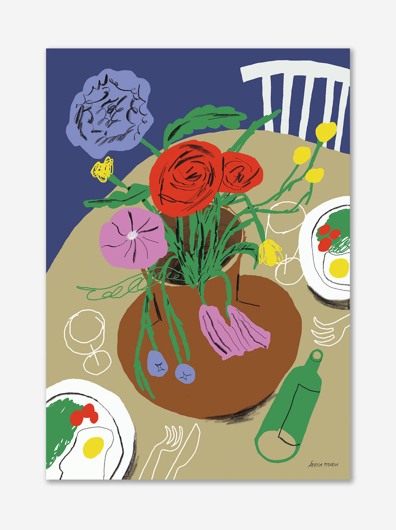 Póster Florero - África Pitarch x ULK Workshop