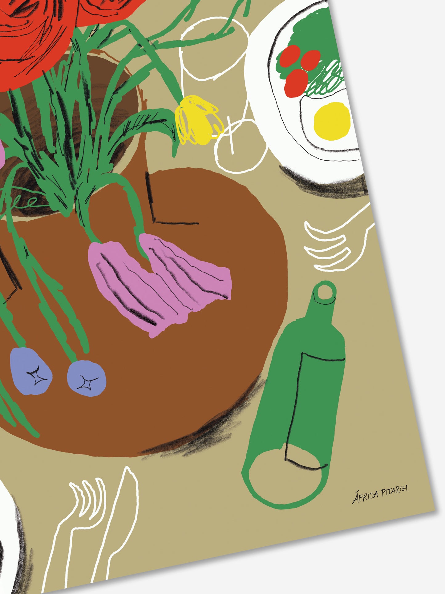 Poster Vase - Africa Pitarch x ULK Workshop