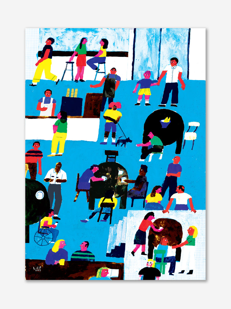 Póster Cafetería - Luis Galbis x ULK Workshop