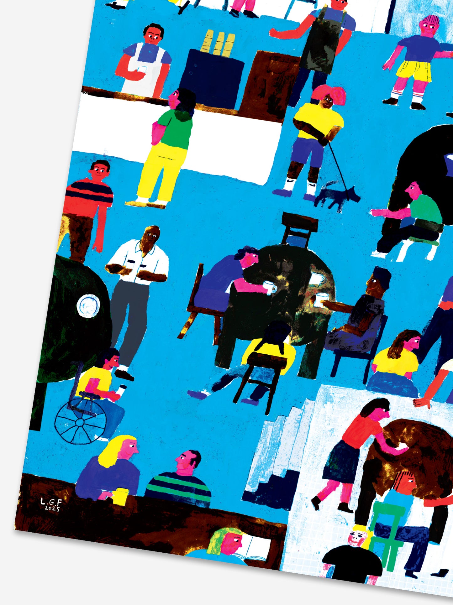 Cafeteria Poster - Luis Galbis x ULK Workshop