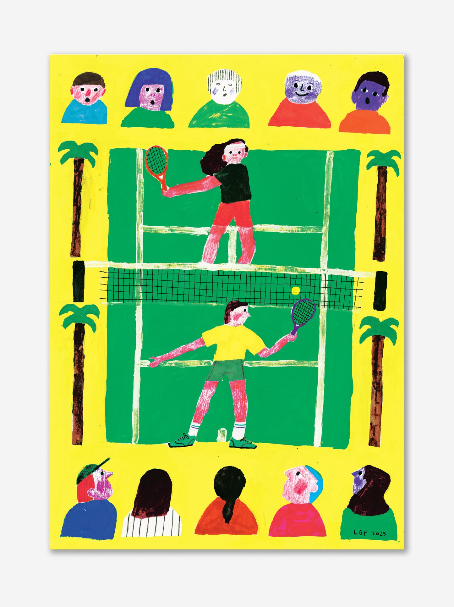 Tennis Poster - Luis Galbis x ULK Workshop