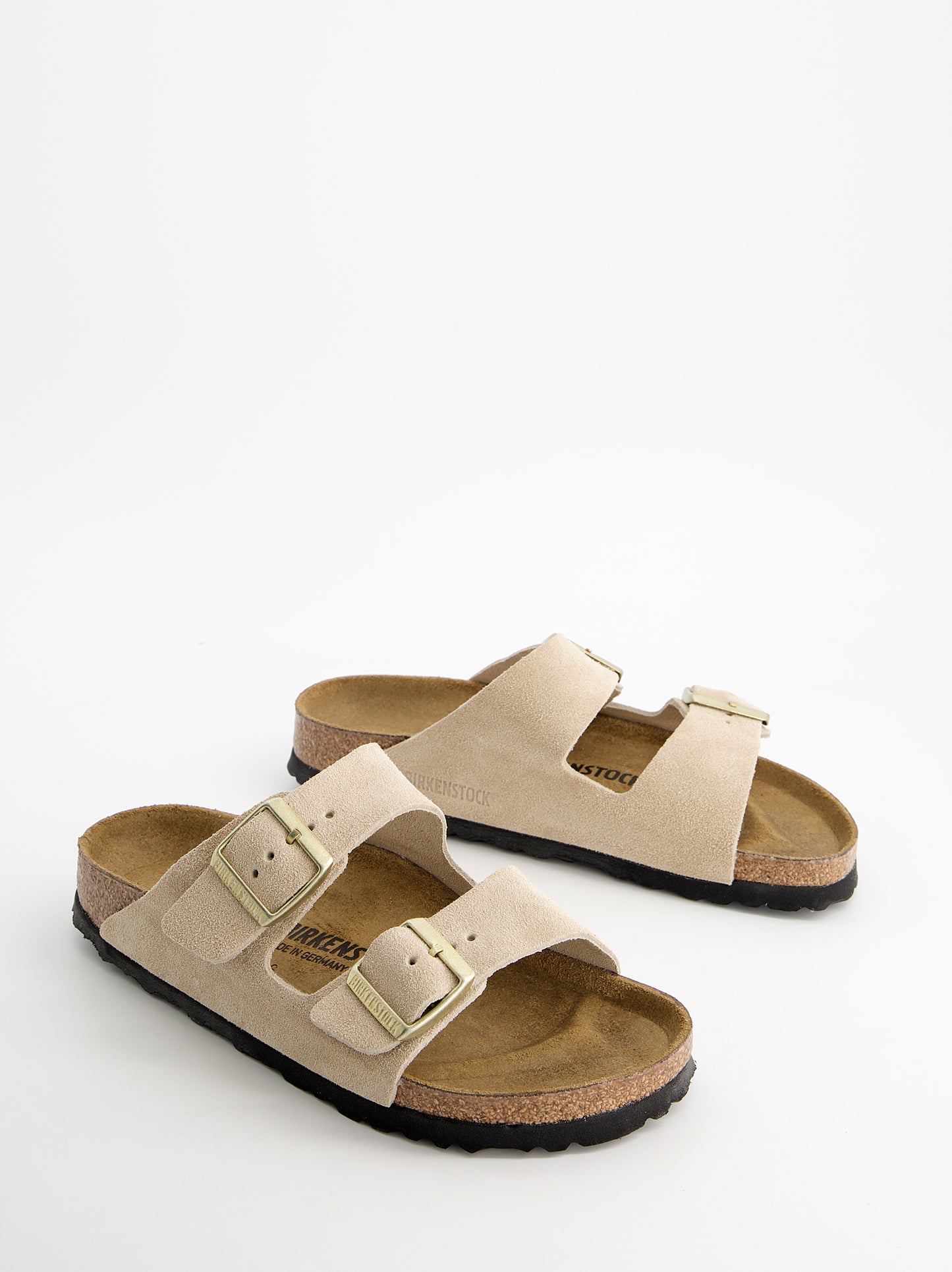 Sandalias de ante con hebillas Birkenstock Arizona