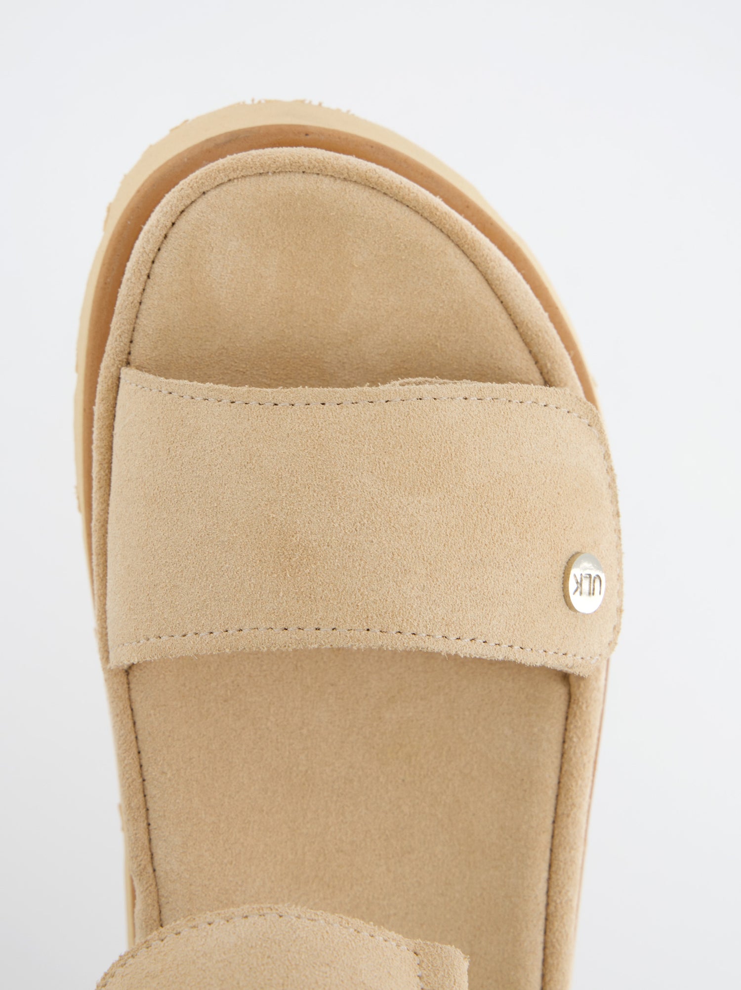 Sandalia de Serraje Beige - Carlota