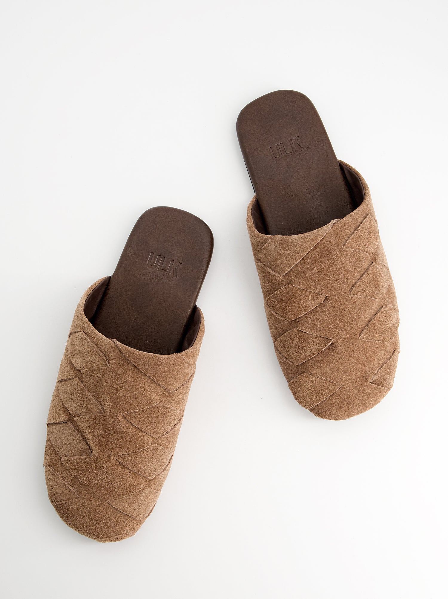 Mules de ante trenzado - Fade