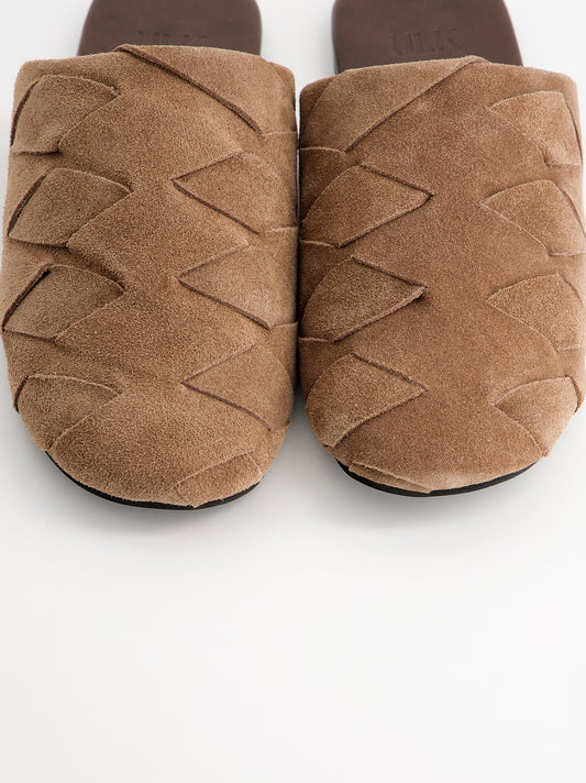 Mules de ante trenzado - Fade