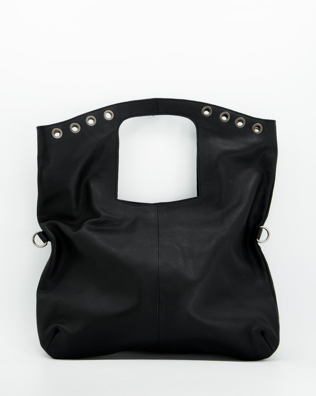 Black leather bag - Mom Joe