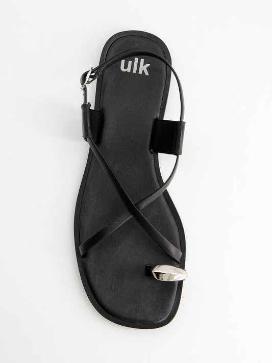 Sandalias de tiras en piel - Ossy