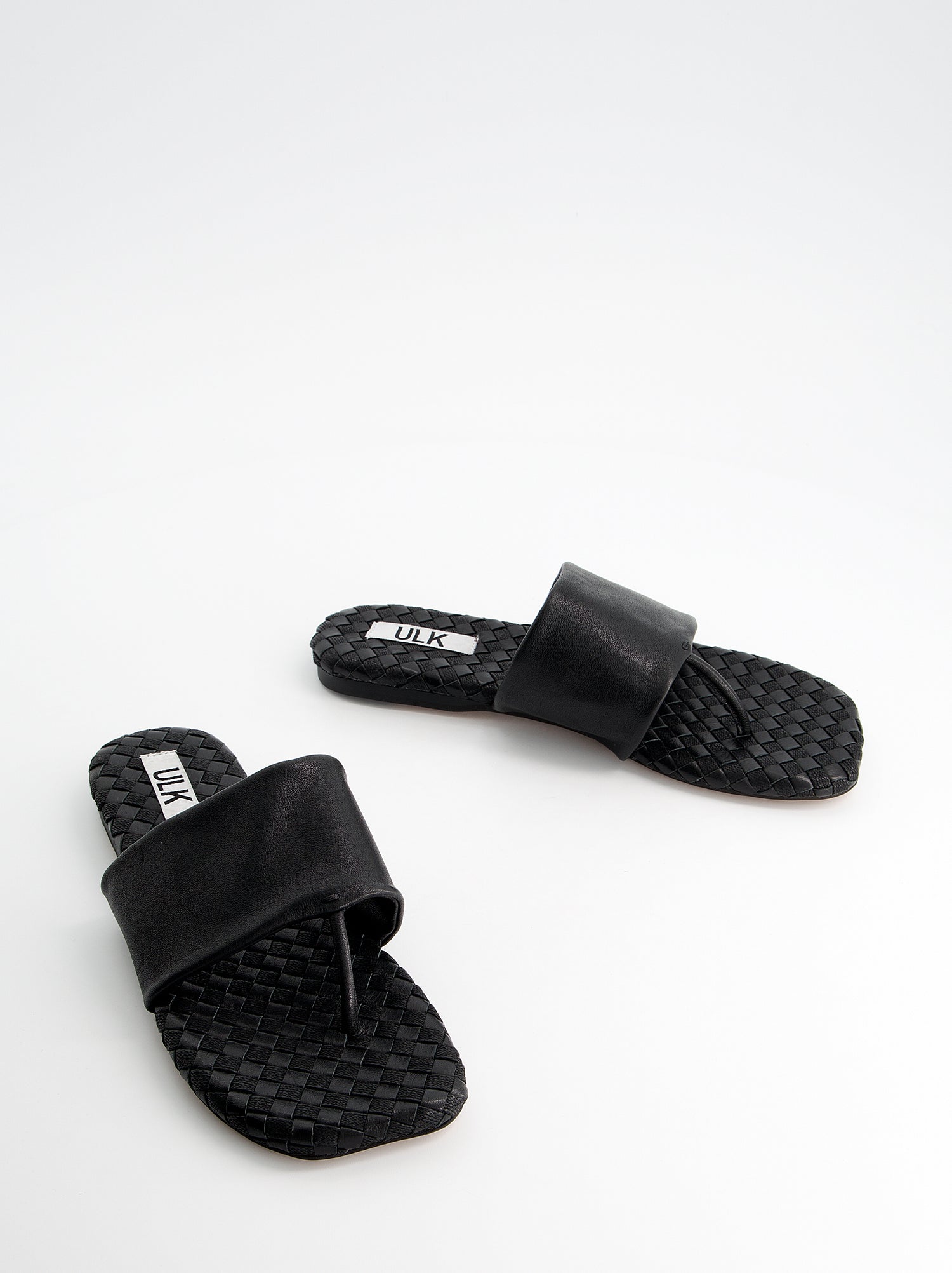 Sandalias de dedo y pala ancha en piel - Oasis