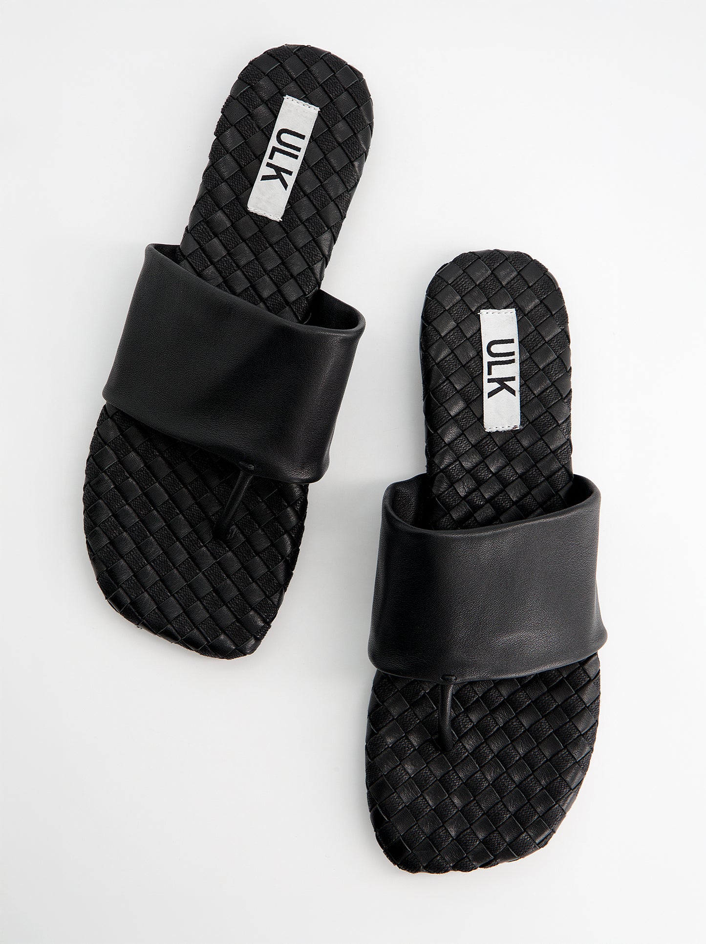 Sandalias de dedo y pala ancha en piel - Oasis