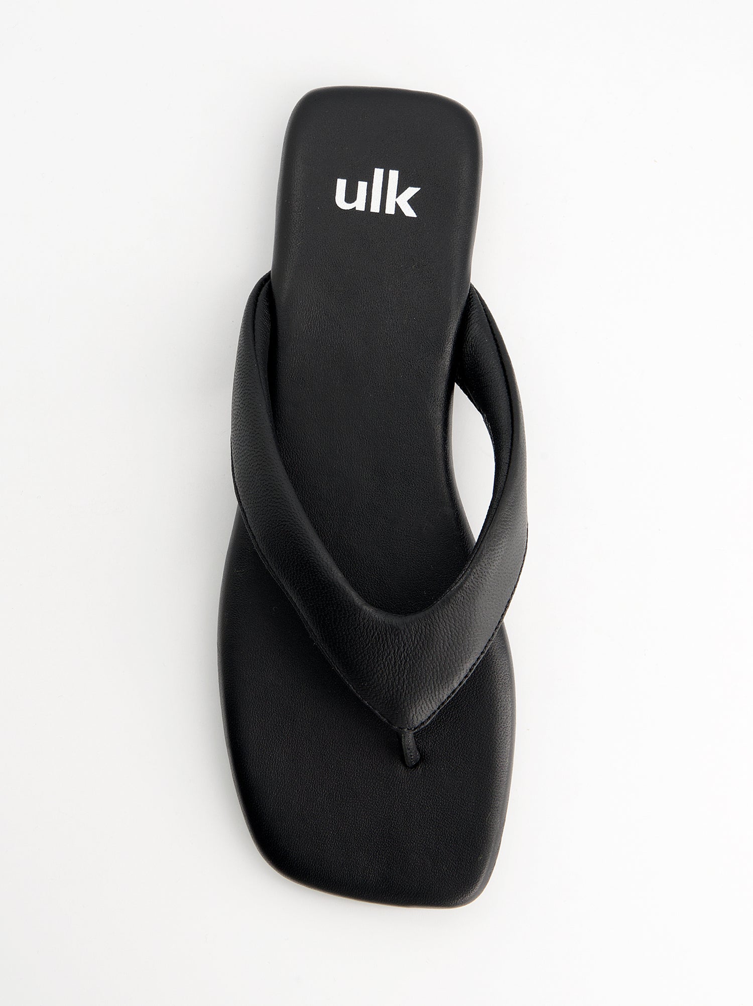 Sandalias cuadradas de dedo en piel - Zaya
