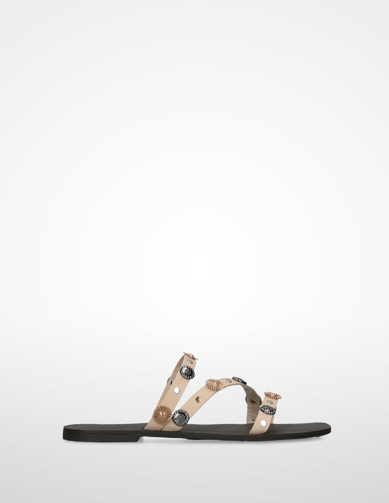 Ulanka Emerald - Flat Sandals