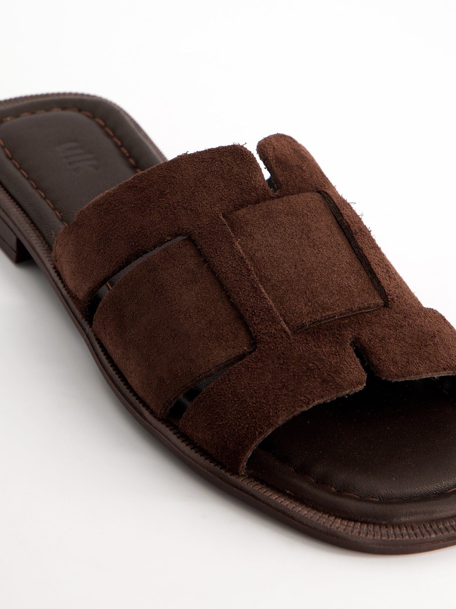 Sandalias de ante y punta cuadrada - Splift