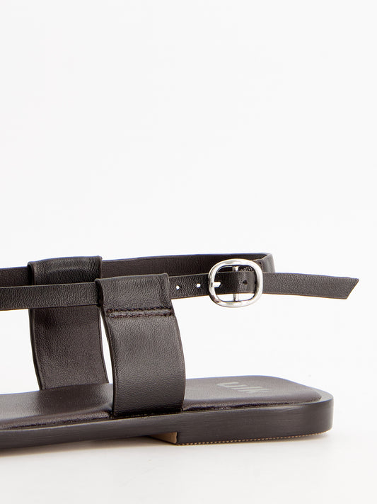 Sandalias de tiras en piel - Ossy