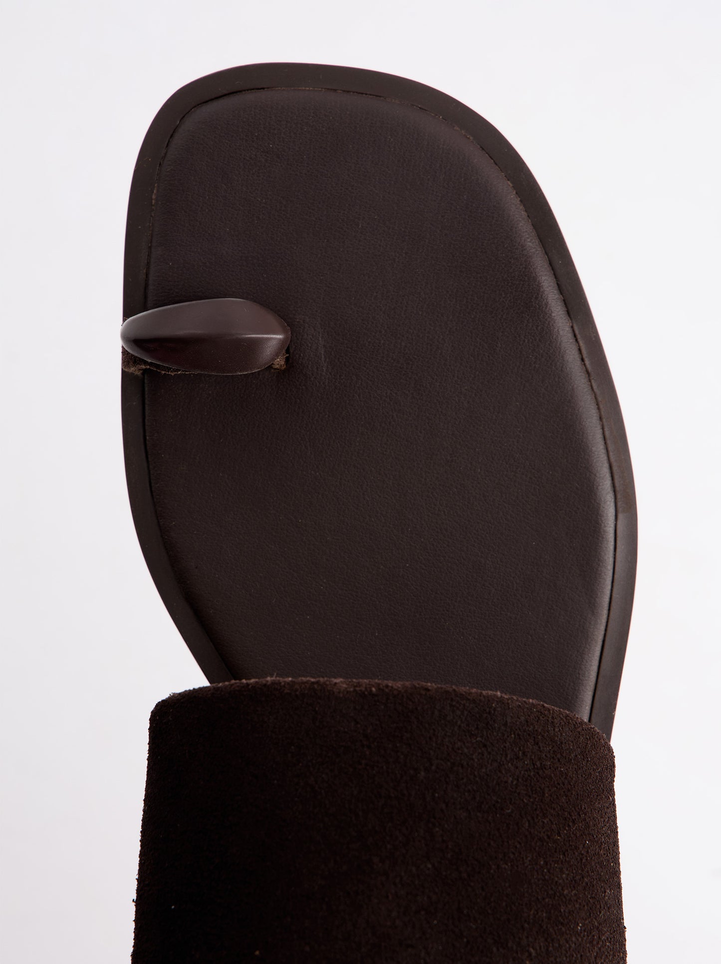 Sandalias planas de piel marrón - Fraser