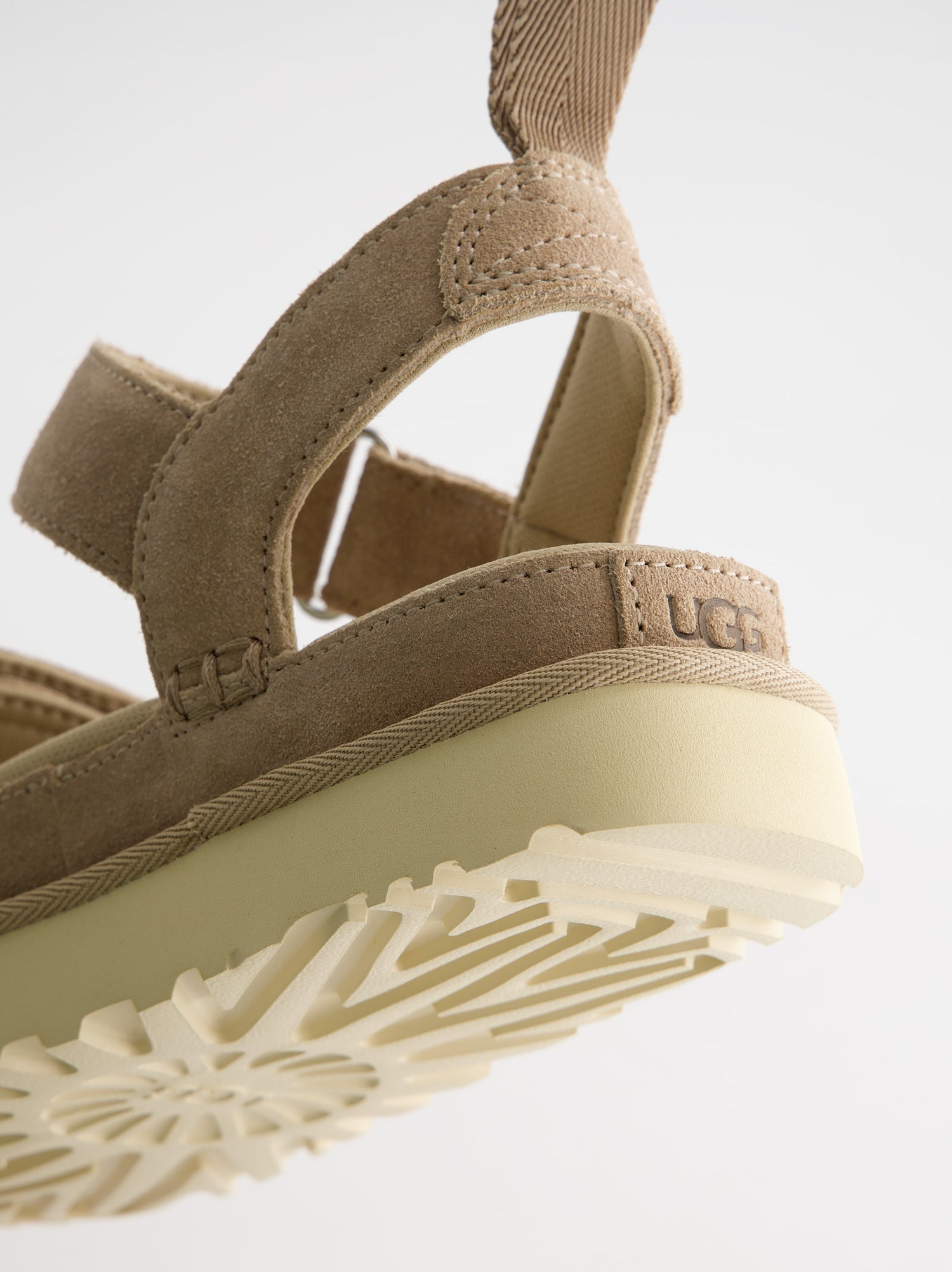 Ugg suede platform sandals