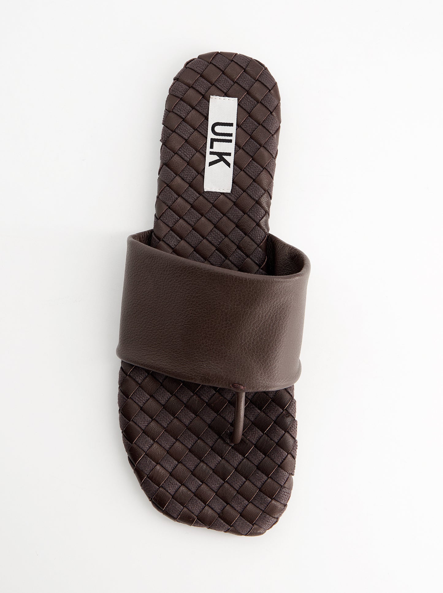 Sandalias de dedo y pala ancha en piel - Oasis