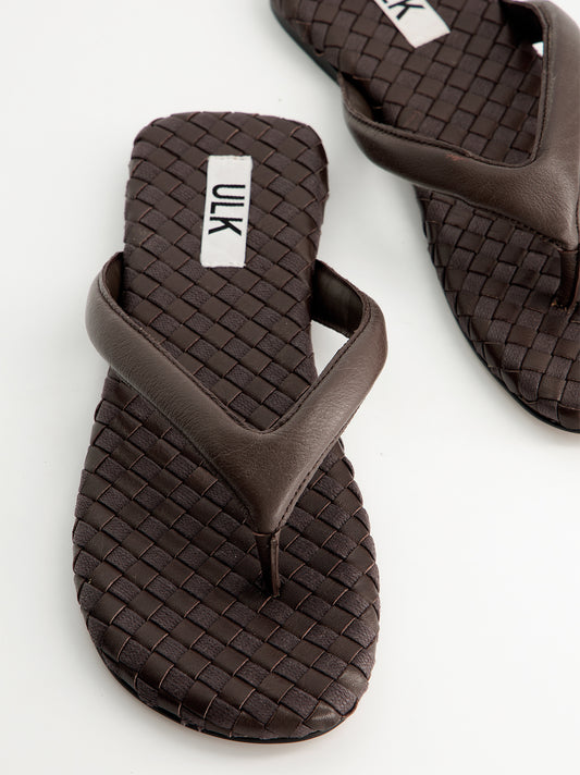 Sandalias de dedo en piel - Cenit