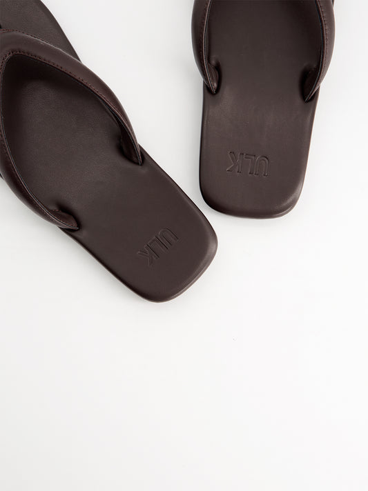 Sandalias de dedo en piel - Evoca