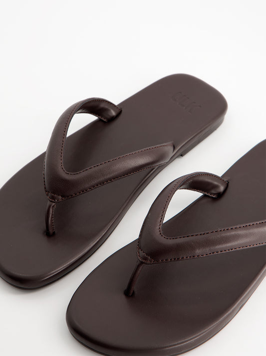 Sandalias de dedo en piel - Evoca