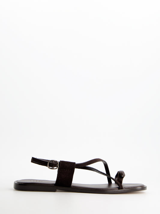 Sandalias planas detalle metálico - Ossy