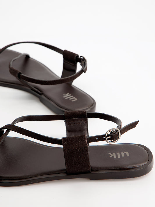 Sandalias planas detalle metálico - Ossy