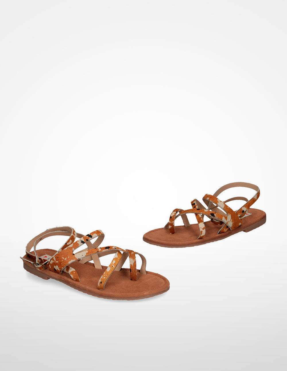 Ulanka Alwar - Animal print sandals