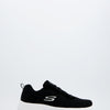 Skechers Deportivas Negras Con Suela Blanca