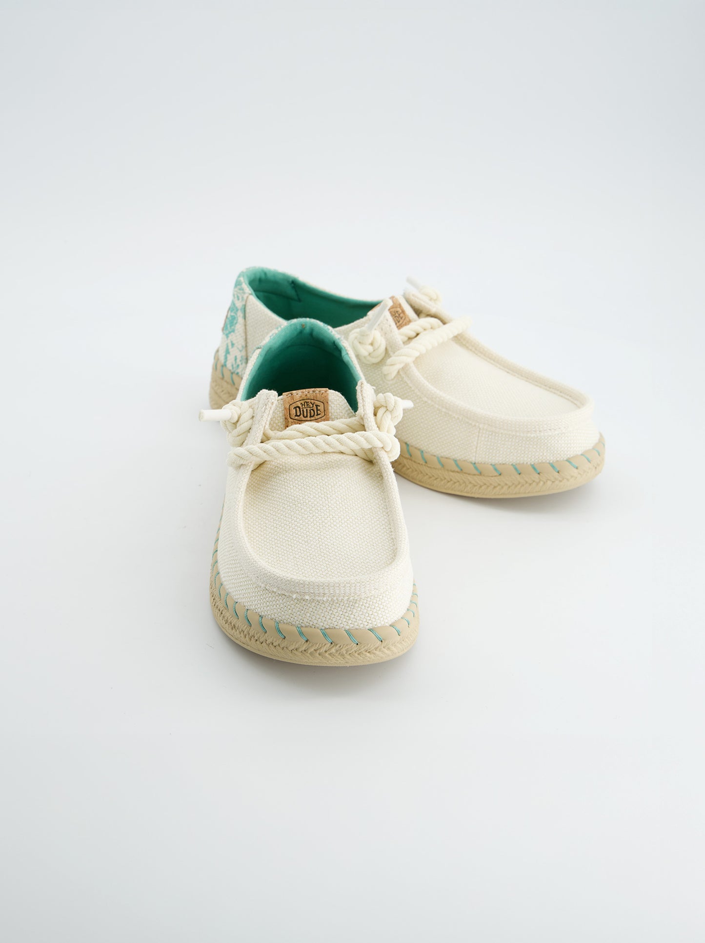 Mocasines Estilo Náutico Hey Dude  Beige