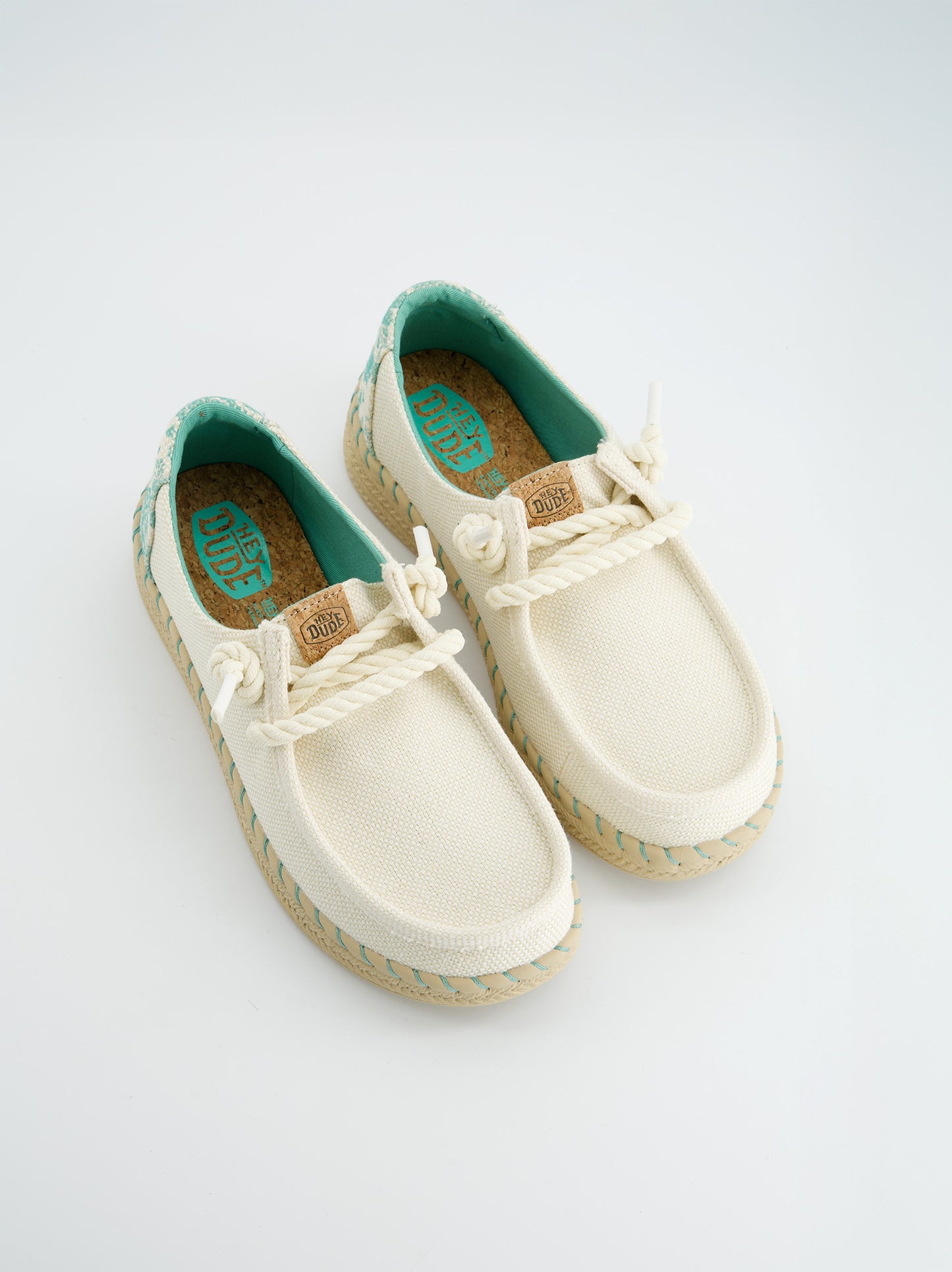Mocasines Estilo Náutico Hey Dude  Beige