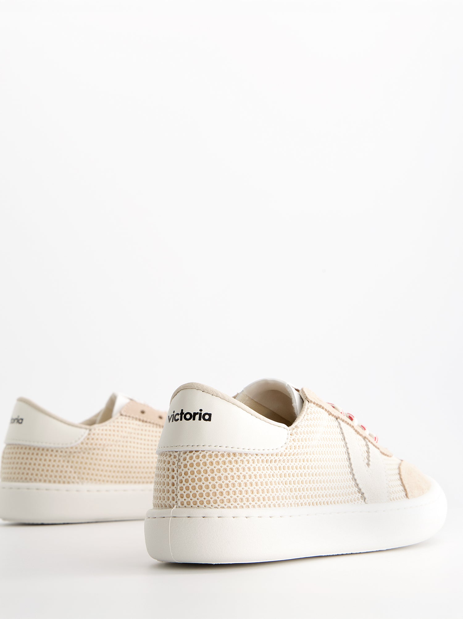 Victoria Olmo Barefoot Suede and Mesh Sneakers