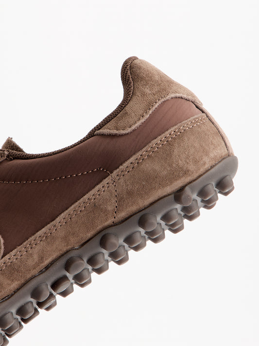 Zapatillas de ante marrón retro - Blow