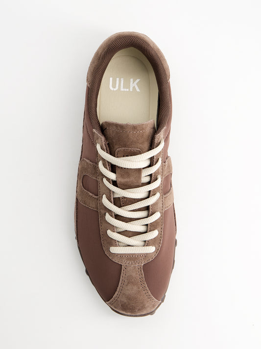 Zapatillas de ante marrón retro - Blow