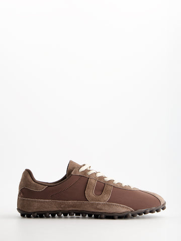 Zapatillas de ante marrón retro - Blow