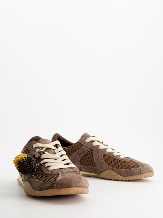 Zapatillas de ante transpirables con charms - Sendai