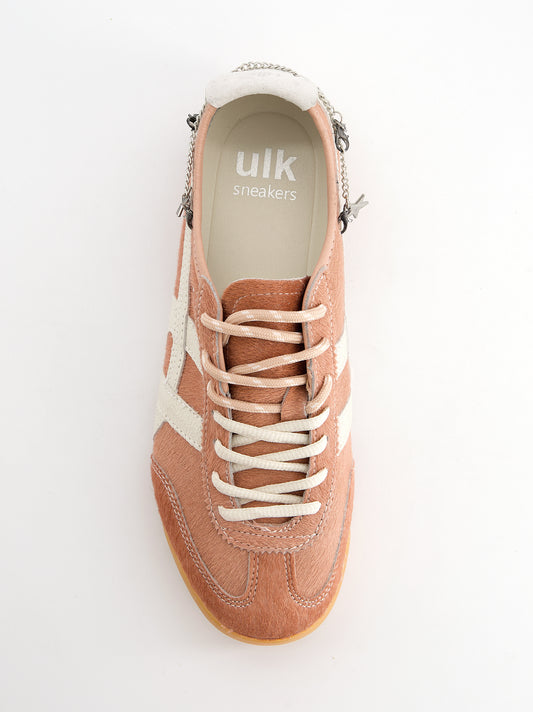 Zapatillas de pelo vintage con charms - Onix