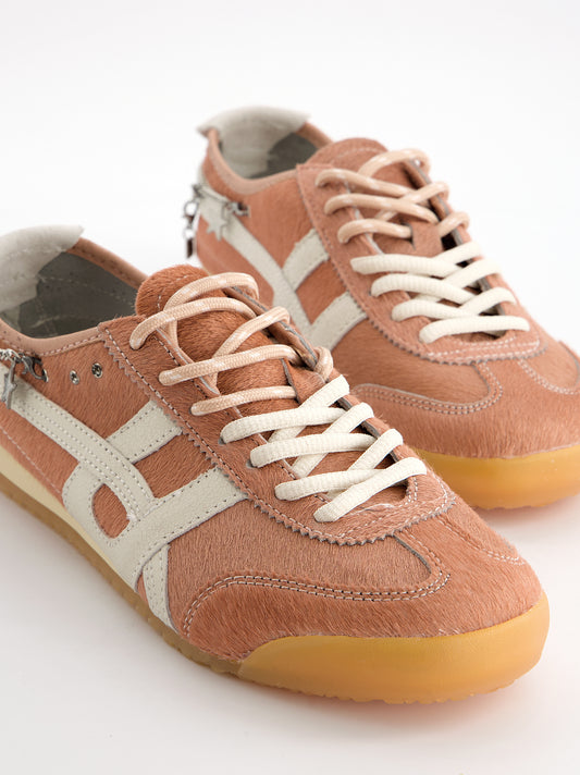 Zapatillas de pelo vintage con charms - Onix