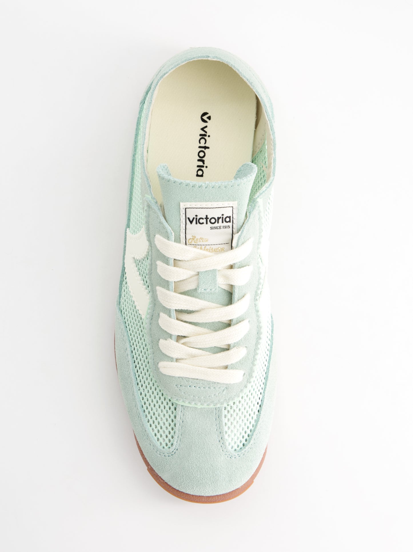 Zapatillas retro de ante y rejilla - Victoria Saturno