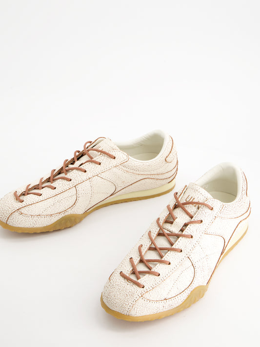 Zapatillas deportivas en piel craqueladas - Chambal