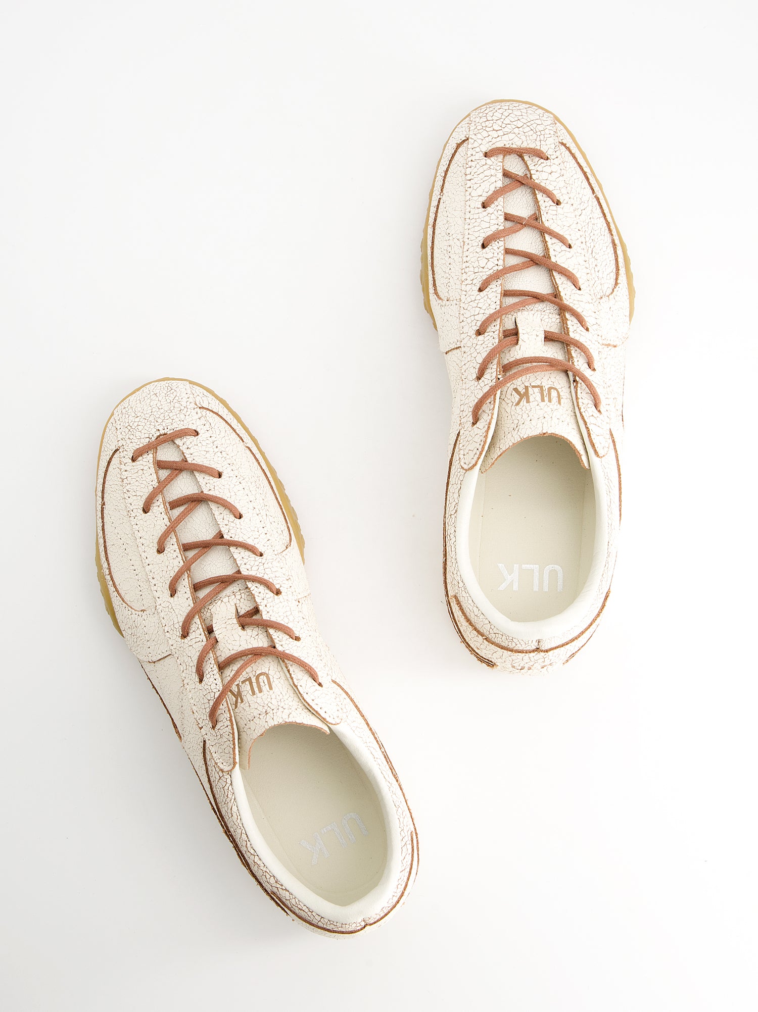 Zapatillas deportivas en piel craqueladas - Chambal