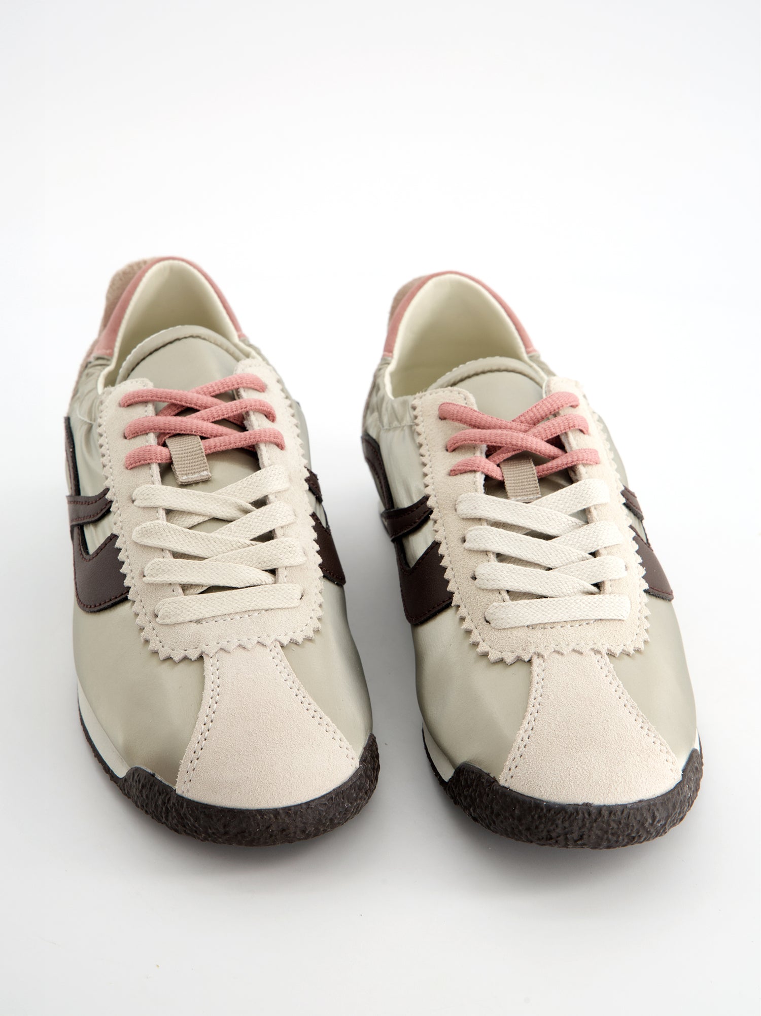 Ruched suede sneakers - Barten