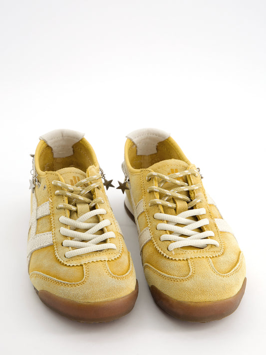 Zapatillas de ante vintage con charms - Onix