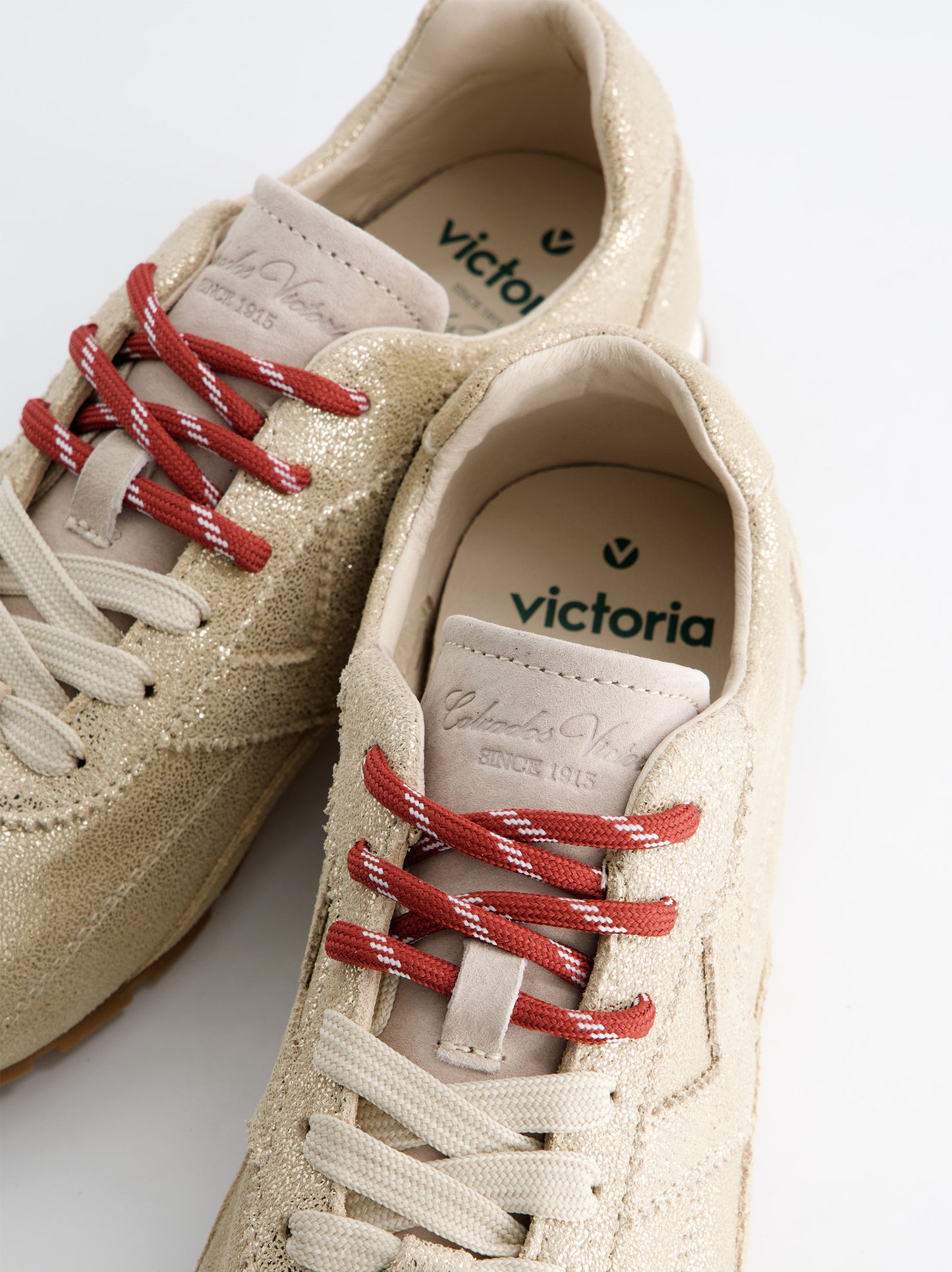 Zapatillas Victoria Metalizadas Oro