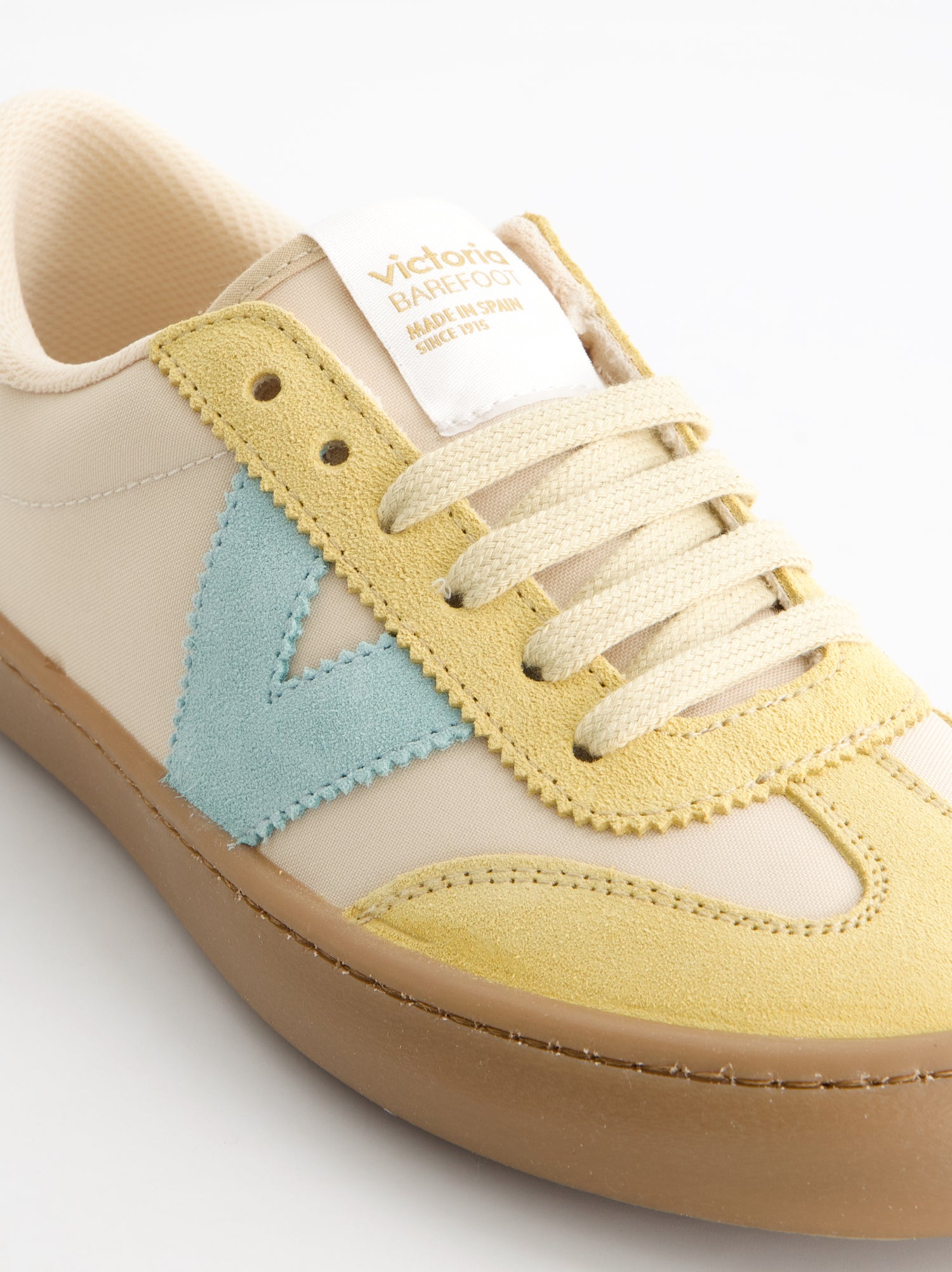 Barefoot sneakers with suede details - Victoria Olmo