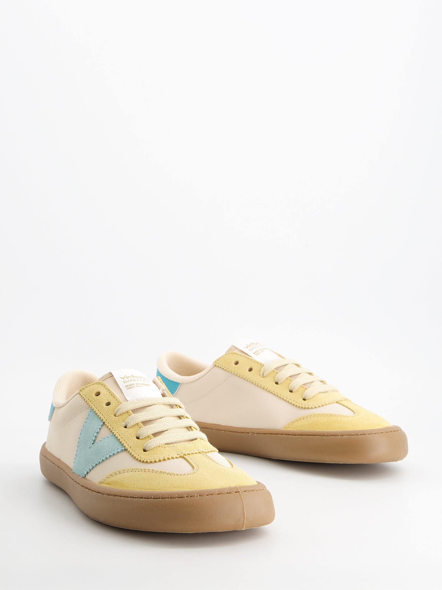 Barefoot sneakers with suede details - Victoria Olmo